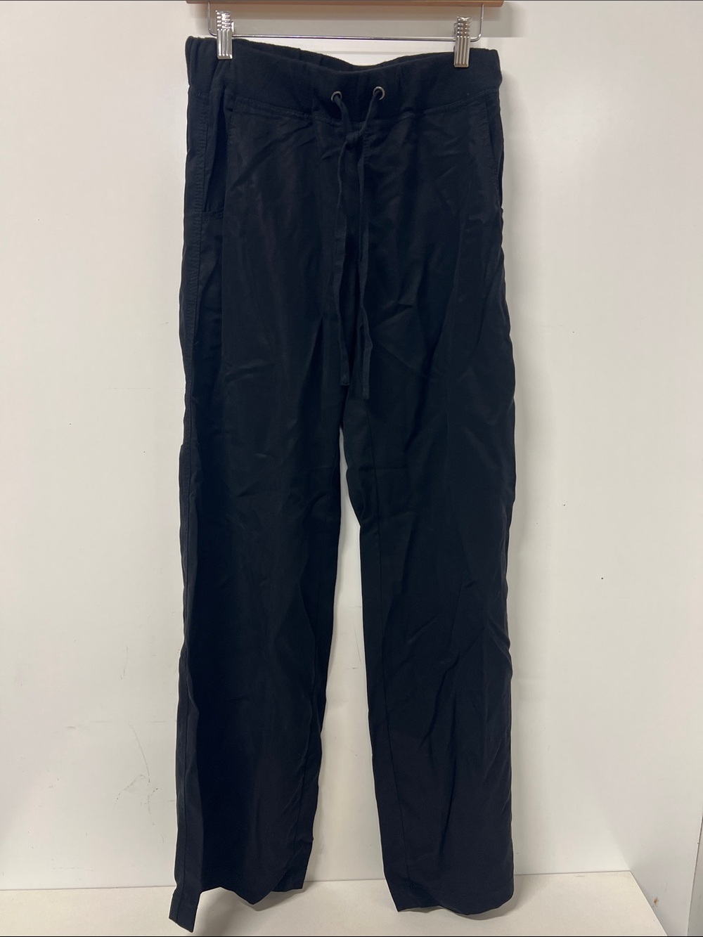 Sanctuary Tencel Pull On Pants Straight Leg Cotton Waist Band Drawstring Small